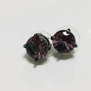 Purple Stud earrings
